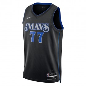 Camiseta Hombre NBA Dallas Mavericks Luka Doncic 2023-24 Nike City Edition Negro Swingman